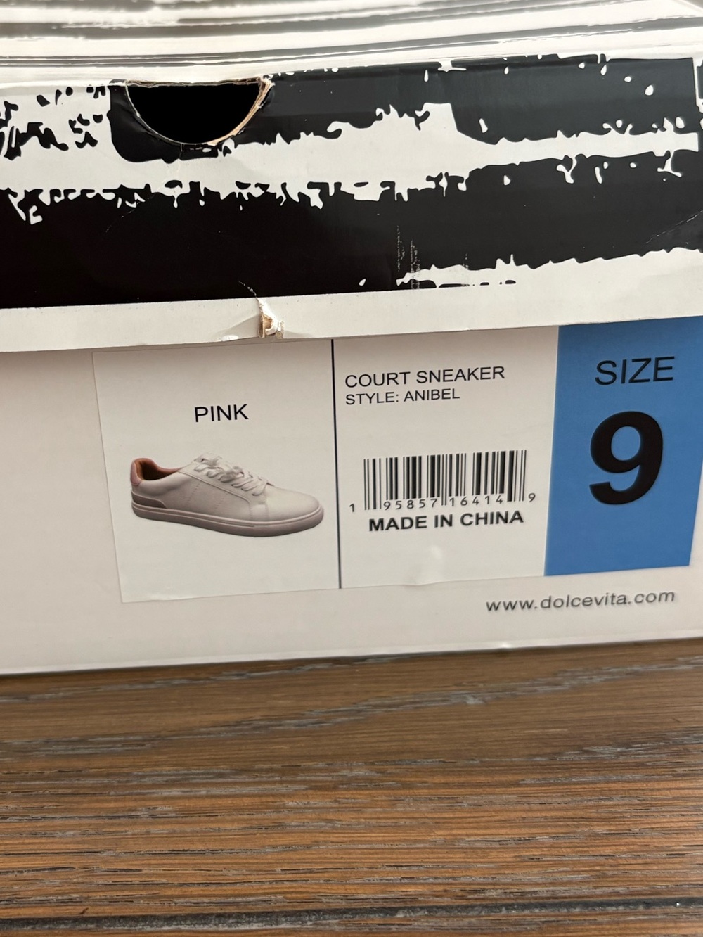Dolce Vita Court Sneaker Anibel White Leather Low-Top Size 9 New In Box - Picture 10 of 10